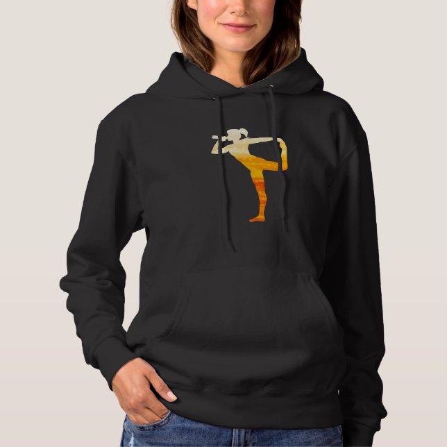 Yoga And Beer On St Patricks Day Hoodie (Vorderseite)