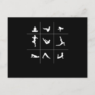 Yoga Asana Buddhism Meditation Spiritual Zen Gift Postkarte