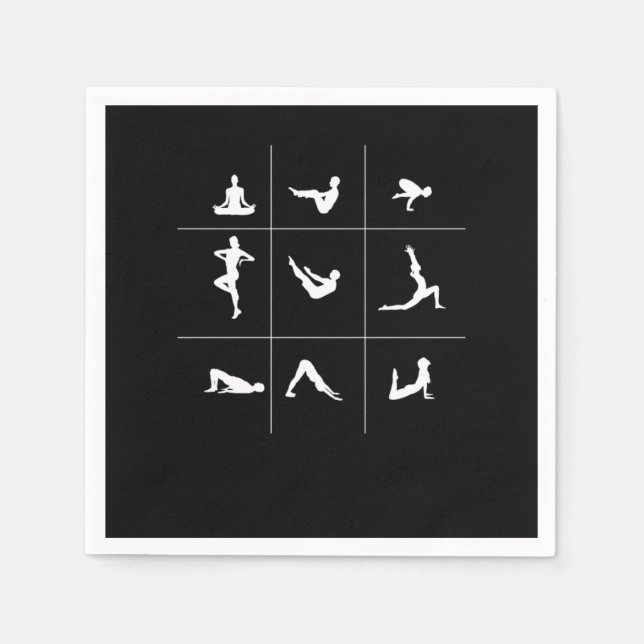 Yoga Asana Buddhismus Meditation Spirituelles Zen- Serviette (Vorderseite)