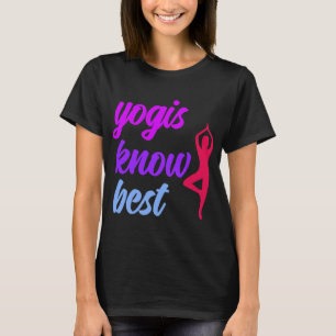 Yoga Asana Vrikshasana Pose T-Shirt