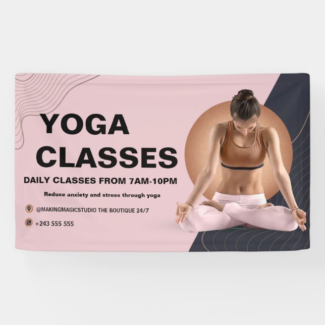 Yoga Atelier-Heiler Banner (Horizontal)