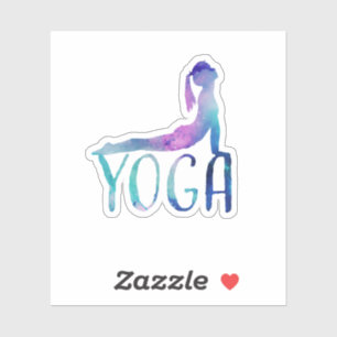 Yoga-Aufkleber Aufkleber