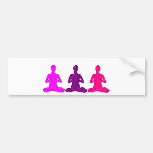 Yoga Autoaufkleber
