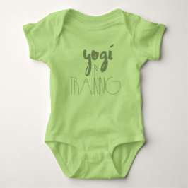 Yoga Baby Bodysuit | Yogi im Training Baby Strampler