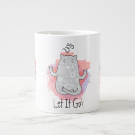 Yoga-Bär Lasse. Jumbo-Tasse