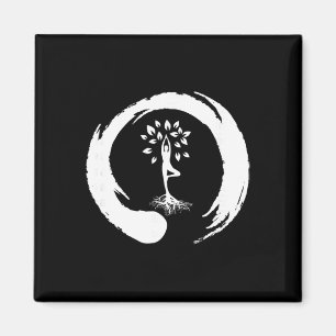 Yoga Baum des Lebens Yin Yang Meditation Magnet