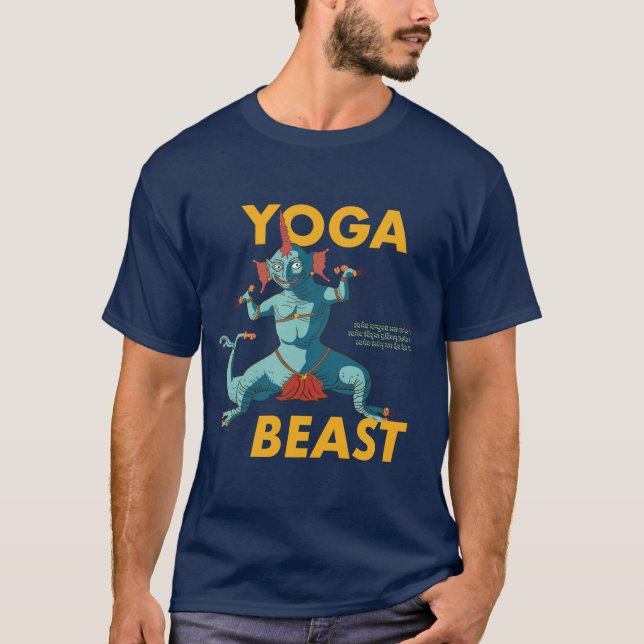 Yoga Beast #2 T-Shirt (Vorderseite)
