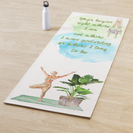 Yoga Begins Fitness Mat Yogamatte