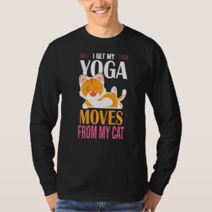 Yoga bewegt sich von meiner Katze Funny Cat T-Shirt