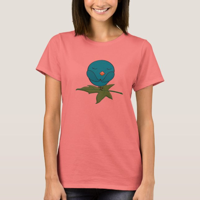 Yoga Birdie T-Shirt (Vorderseite)