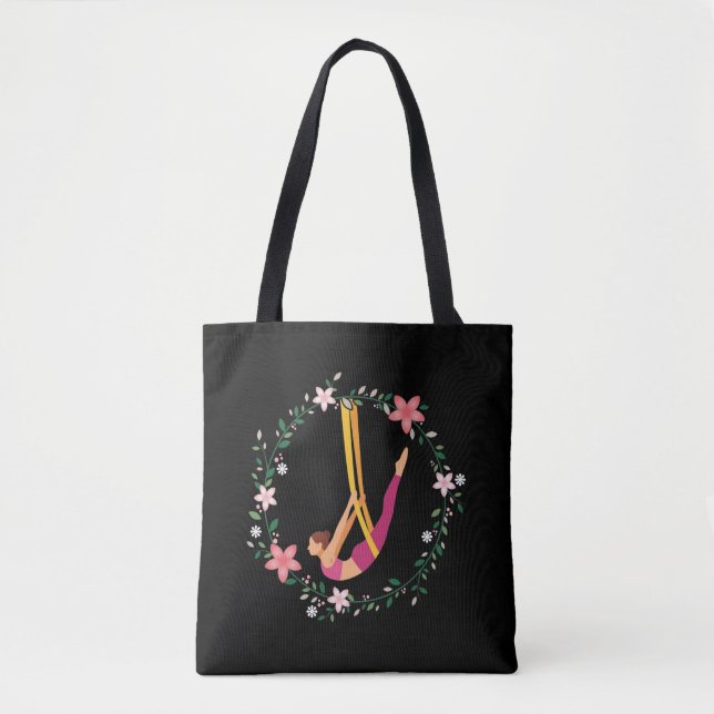Yoga Blume Acrobatic Sport Aerialist Tasche (Vorderseite)