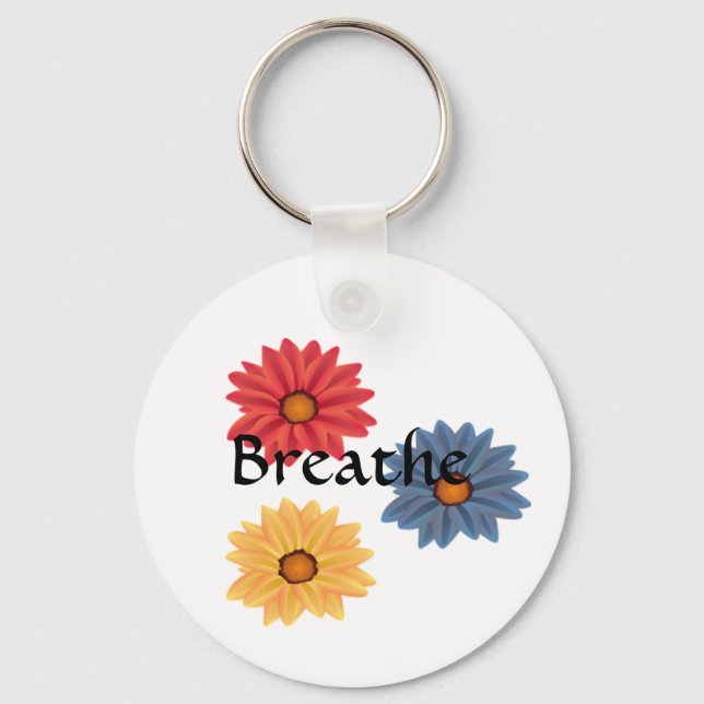 Yoga Breathe Schlüsselanhänger (Vorderseite)