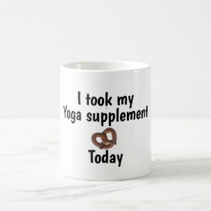 Yoga-Bretzel-Supplement Kaffeetasse