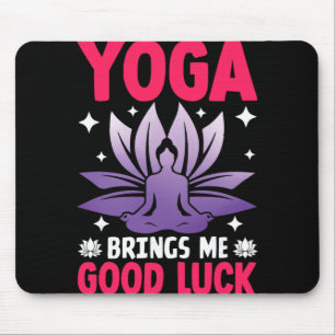 Yoga bringt mir Glück Meditationale Ruhe Mousepad