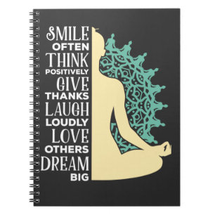 Yoga Buddhistischer Medizinstender Zen-Buddhismus Notizblock