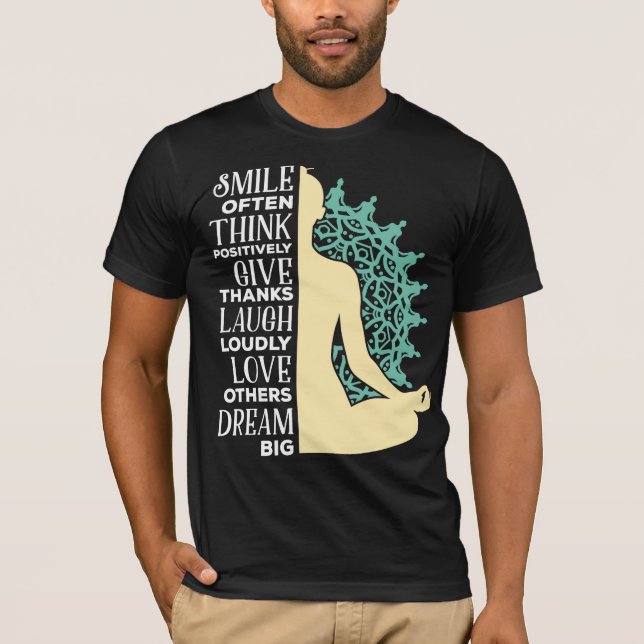 Yoga Buddhistischer Medizinstender Zen-Buddhismus T-Shirt (Vorderseite)