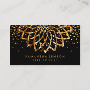 Yoga Business Card für elegante Lotus Blume Visitenkarte