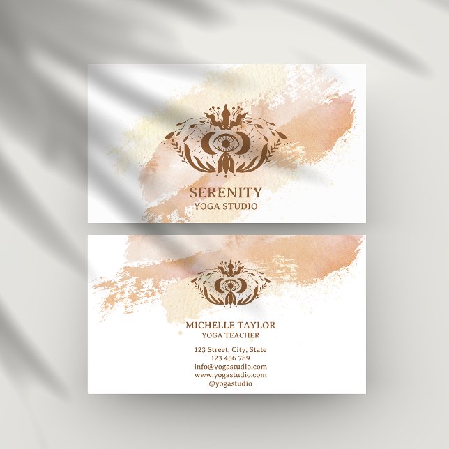 Yoga Business Visitenkarte (Von Creator hochgeladen)