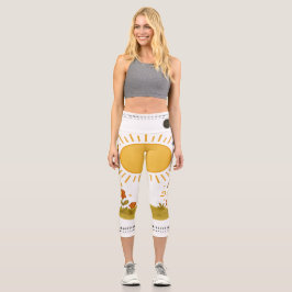 Yoga Capris, hochgeschliffen, XS (0-2) Capri Leggings