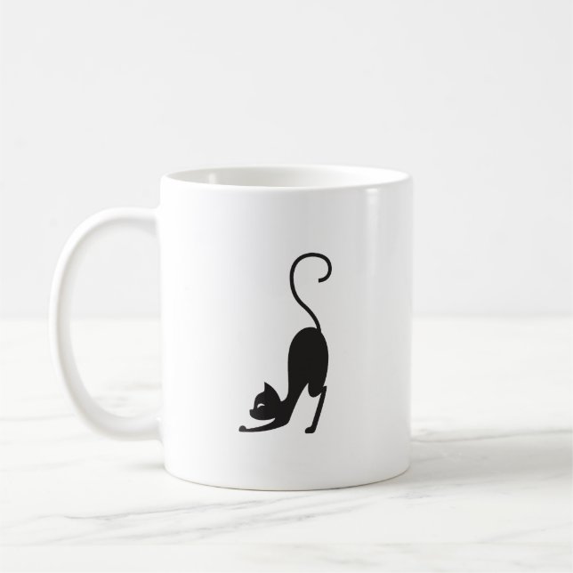 Yoga cat kaffeetasse (Links)