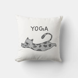 Yoga Cat Kissen