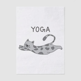 Yoga Cat Seidenpapier