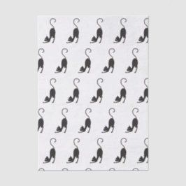 Yoga cat seidenpapier