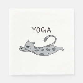 Yoga Cat Serviette