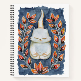 Yoga Cat Spiral Notebook Notizbuch
