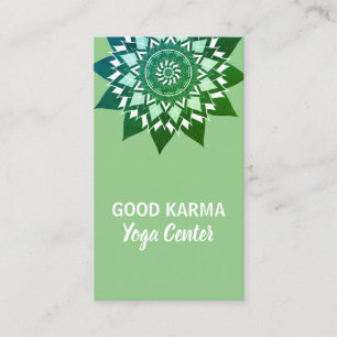 Yoga Center Business Card Visitenkarte