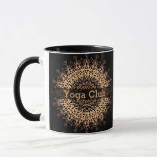 Yoga Center, Yoga, Sport, Mandala, Golden Mandala Tasse