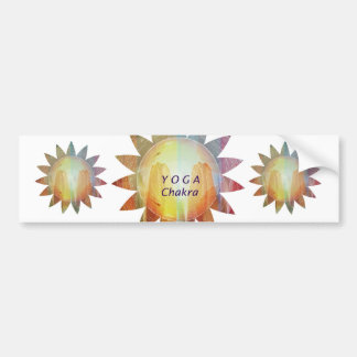 Yoga Chakra Autoaufkleber