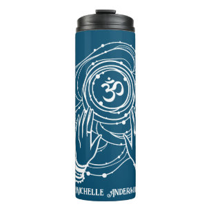 Yoga Chakra Crown Mantra Thermal Tumbler Thermosbecher