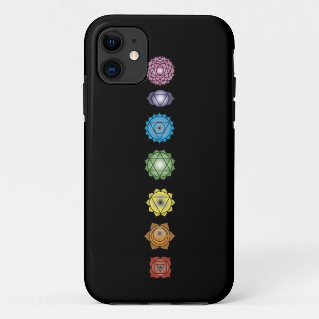 Yoga chakras Case-Mate iPhone hülle (Rückseite)