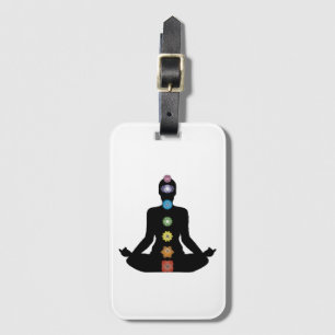 Yoga Chakras Fitness-Übung Gepäckanhänger