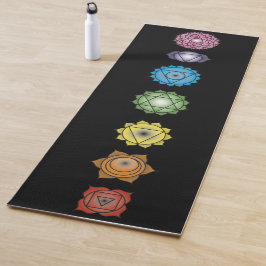Yoga Chakras sieben Yogamatte