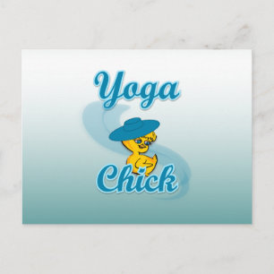 Yoga Chick #3 Postkarte