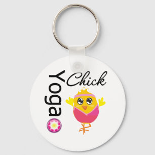 Yoga Chick Schlüsselanhänger
