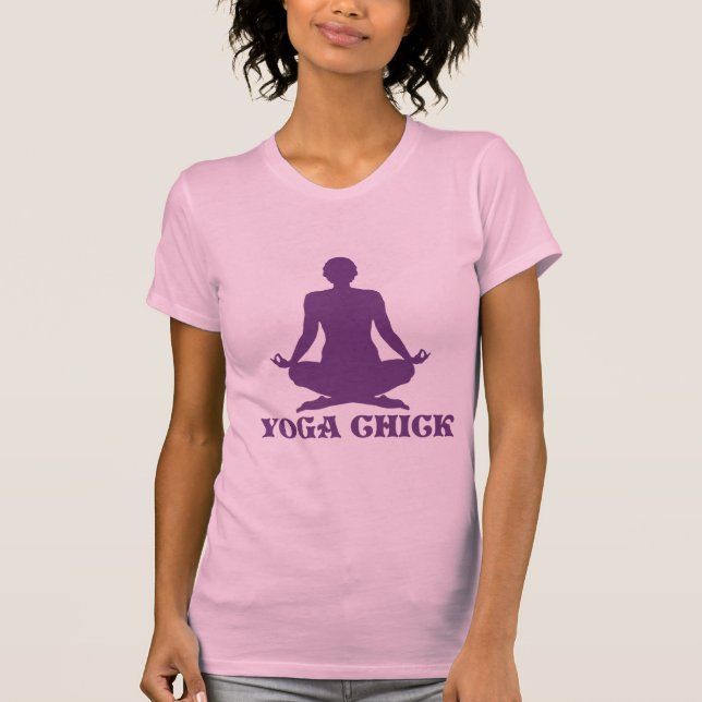 Yoga Chick T-Shirt (Vorderseite)