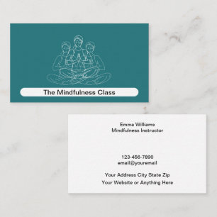 Yoga Class Business Cards Visitenkarte