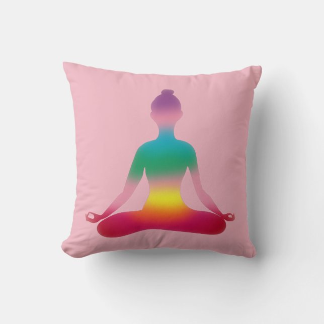 Yoga Cushion Kissen (Vorderseite)
