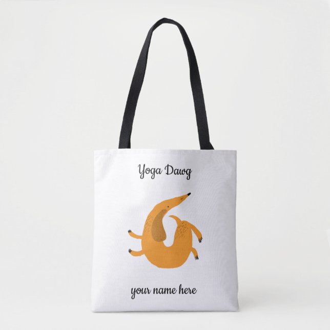 Yoga Dawg Fitness Tasche Beach Bag (Vorderseite)