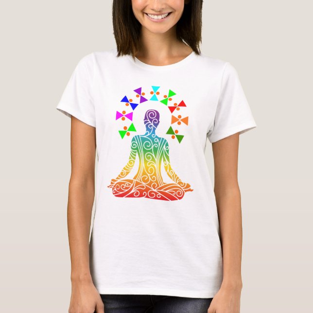 Yoga Day Graphics T-Shirt (Vorderseite)