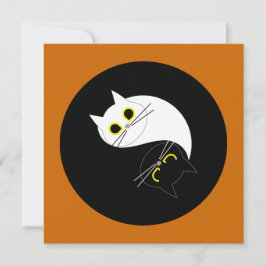 YOGA DAY STUDIO EINLADUNG - Funny Cat Card