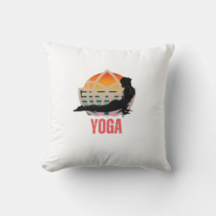 Yoga: Den Fluss verkraften Kissen