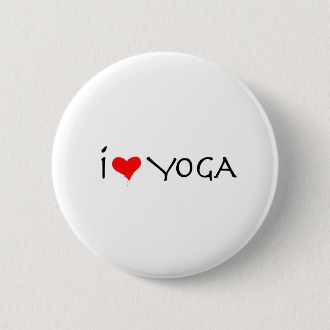 Yoga der Liebe I Button (Vorderseite)