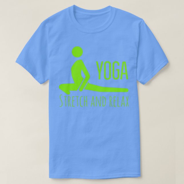 Yoga-Design 2 T-Shirt (Design vorne)