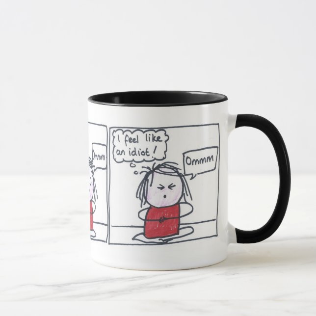 Yoga - die Kontrolle des Körpers und des Tasse (Rechts)