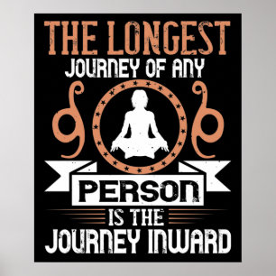 Yoga - Die längste Reise ist die Fahrt nach innen Poster