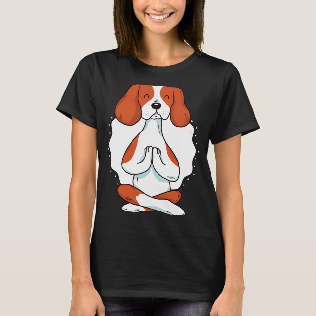 Yoga Dog T-Shirt (Vorderseite)